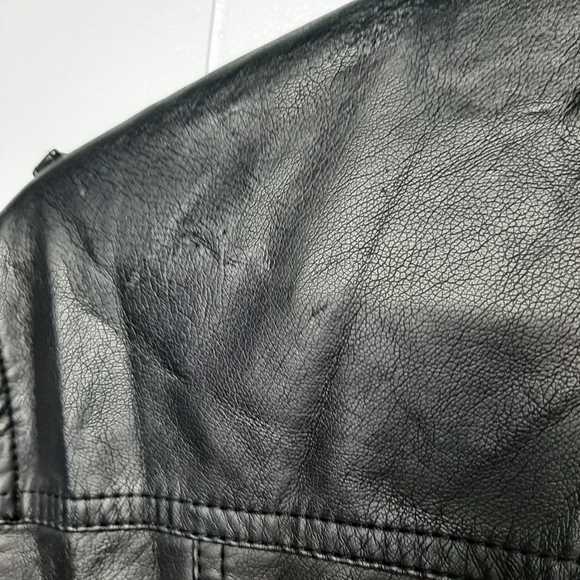 KISMET FAUX LEATHER Bikers Jacket Woman's - Picture 4 of 12